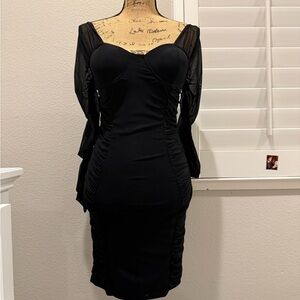 Love By Design Black Long Sleeve Dress